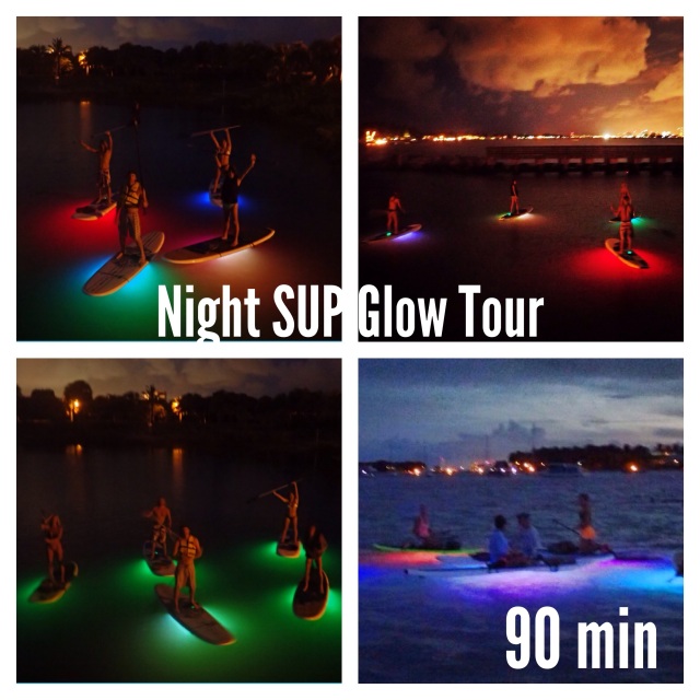 Stand Up & Shine Night SUP (paddle boarding) Glow Tour with Nocqua LED  Lights Jupiter